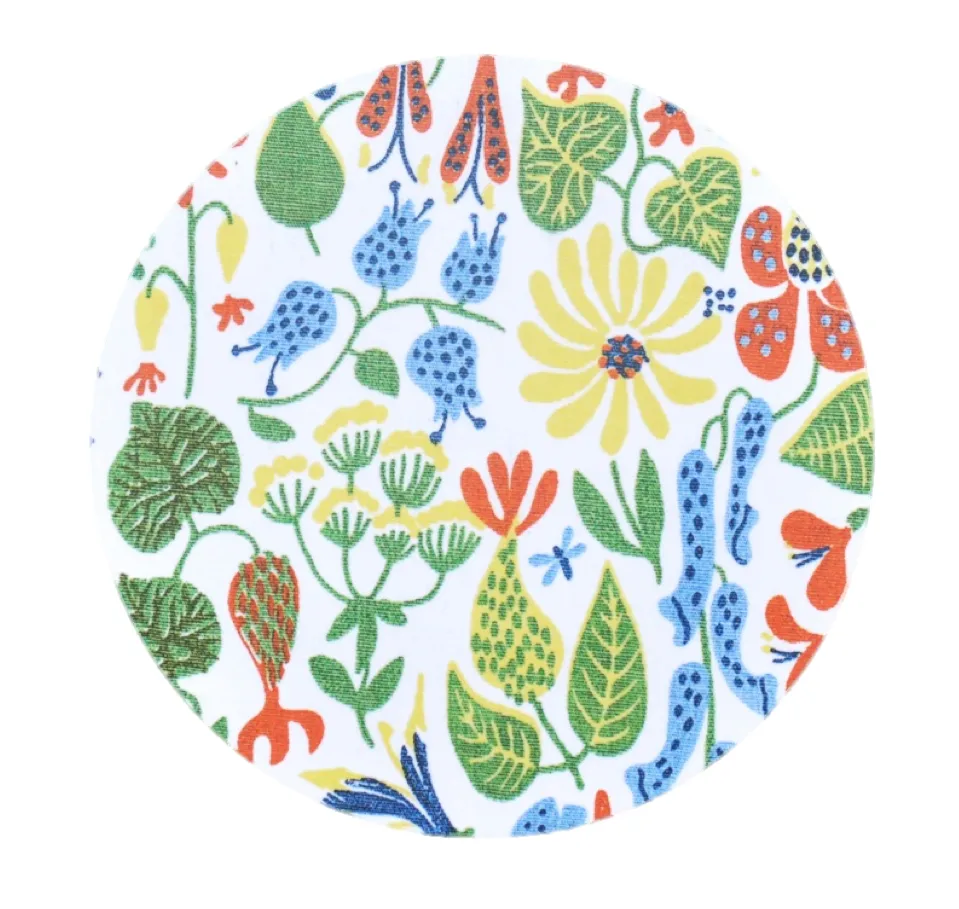 Herbarium gelber Topfuntersetzer, Ø 21cm Opto Design