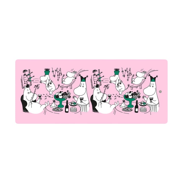 Moomin 80 Servierplatte 17x40 cm - Rosa - Opto Design