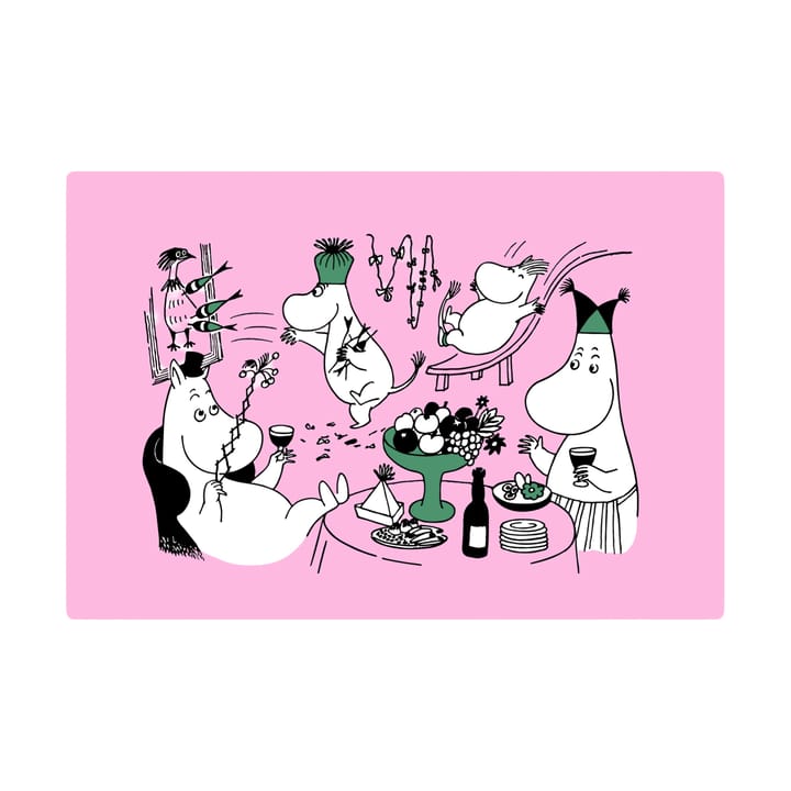 Moomin 80 Tischset 27,5x40 cm - Rosa - Opto Design