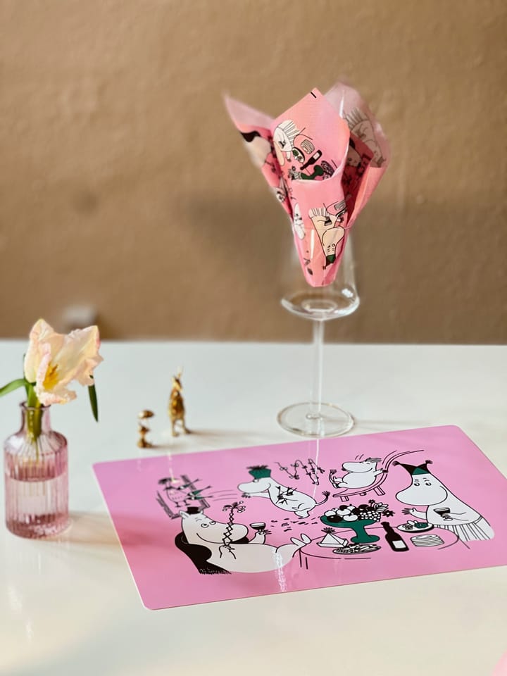 Moomin 80 Tischset 27,5x40 cm, Rosa Opto Design