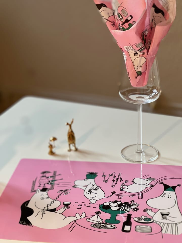Moomin 80 Tischset 27,5x40 cm, Rosa Opto Design