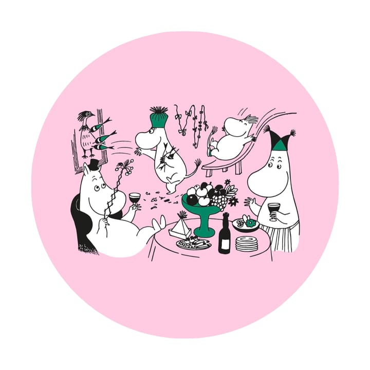 Moomin 80 Topfuntersetzer Ø21 cm - Rosa - Opto Design