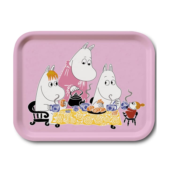 Moomin Teaparty Tablett - rosa - Opto Design