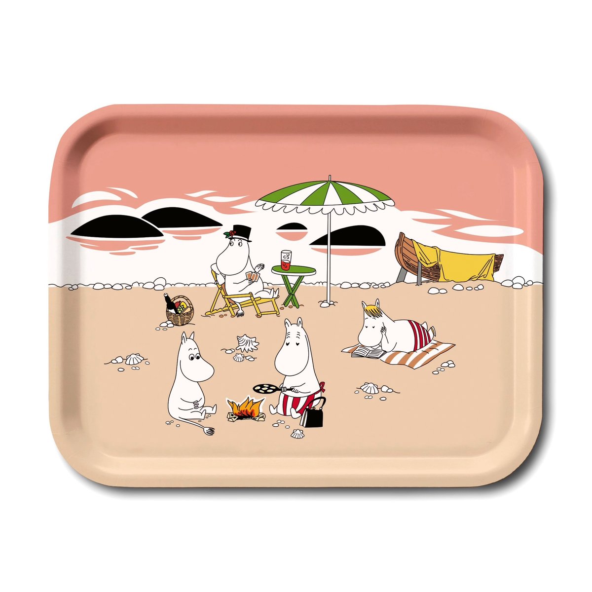 Opto Design Mumin Tablett Sommer 2021 Aprikos-sand