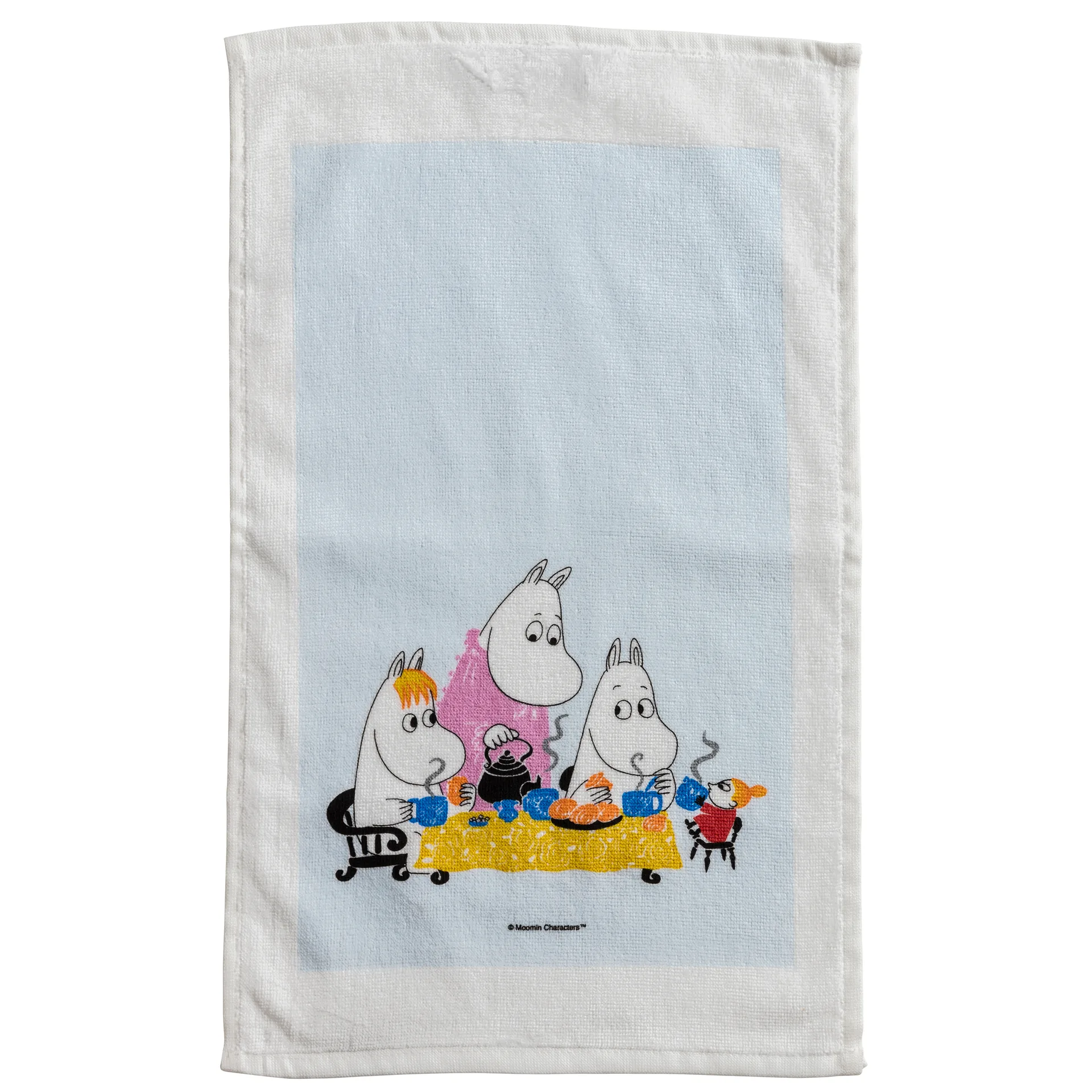 Mumin Teaparty Handtuch, Blau Opto Design