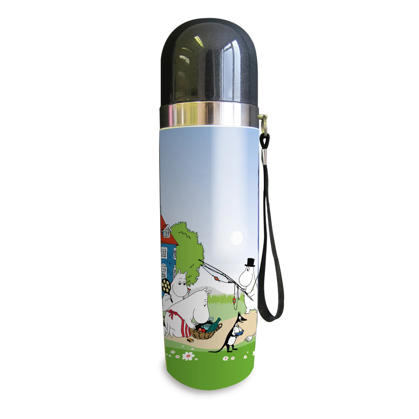 Mumin Thermoskanne Holiday-Sommer 0,5 l, Grün Opto Design