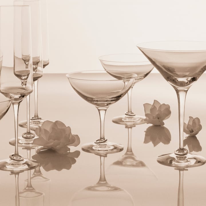 Amor Vincit Omnia Glas 2er Pack - Champagner Coupe 2er Pack - Orrefors
