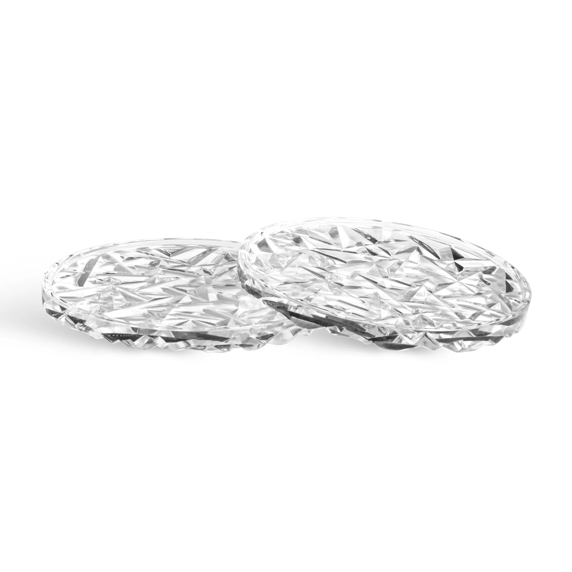 Carat Glasuntersetzer Ø10cm 2er Pack, Klar Orrefors