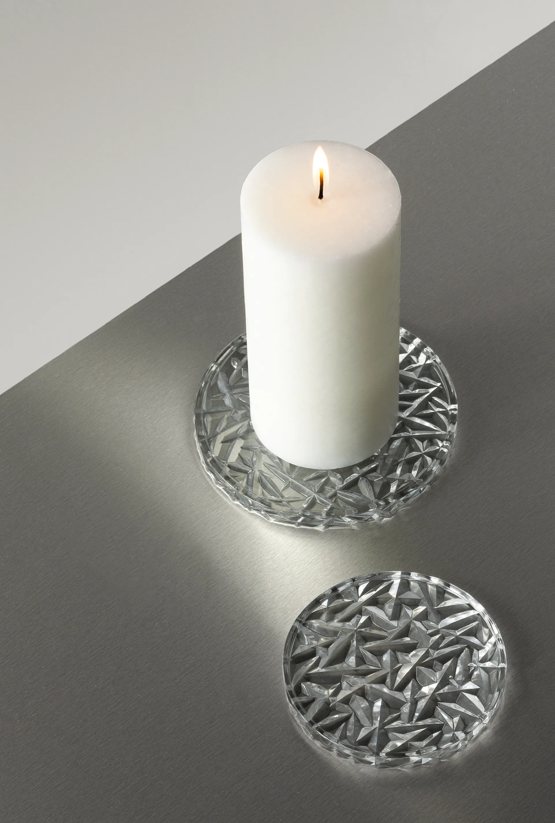 Carat Glasuntersetzer Ø10cm 2er Pack, Klar Orrefors