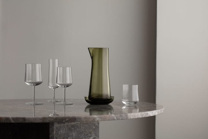 Informal Karaffe mit Schale 1 L, Oliv Orrefors