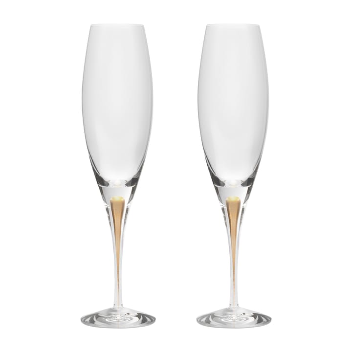 Intermezzo Champagnerglas 26cl 2er Pack - Gelbd - Orrefors