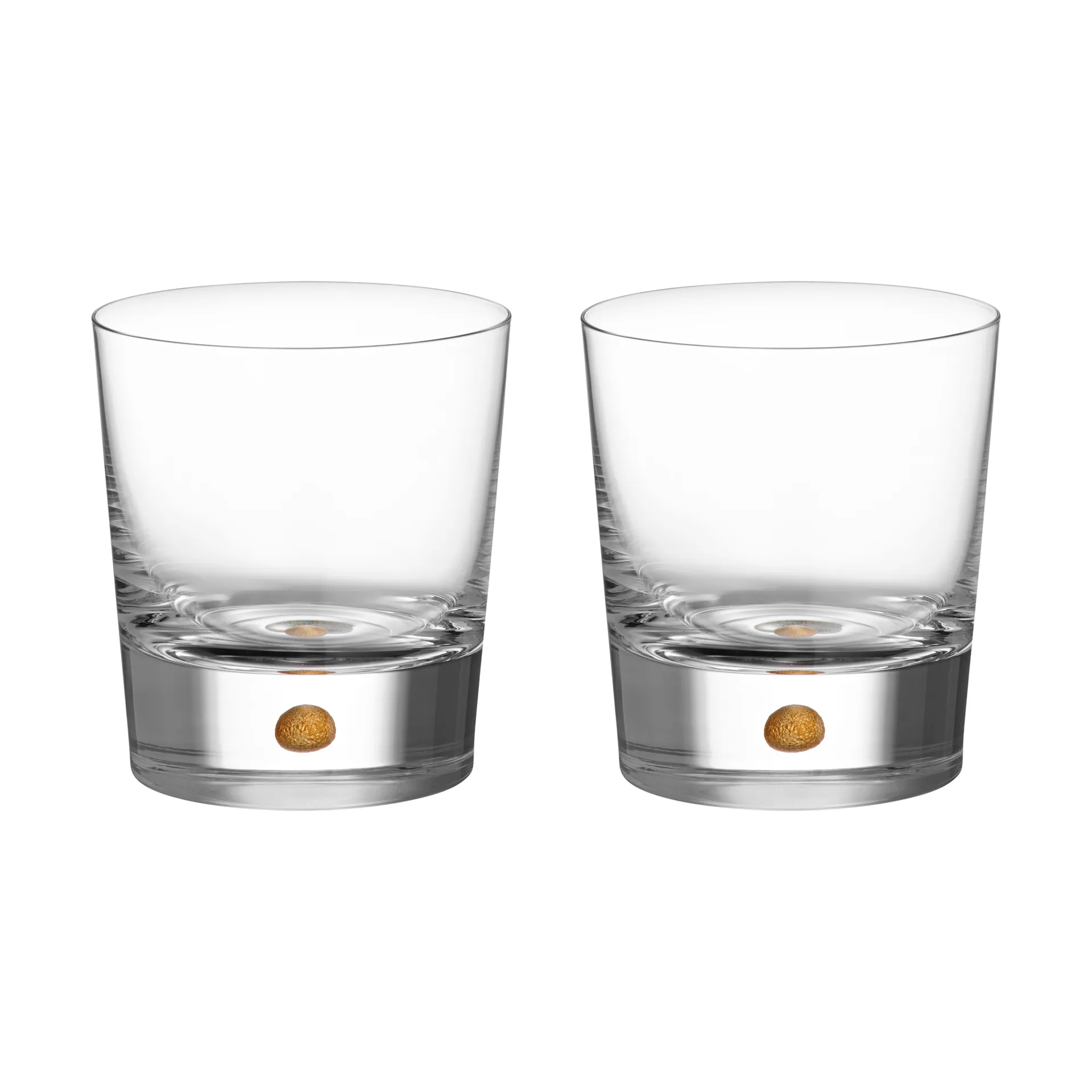 Intermezzo double old fashioned 40 cl 2er-Pack, Gold Orrefors