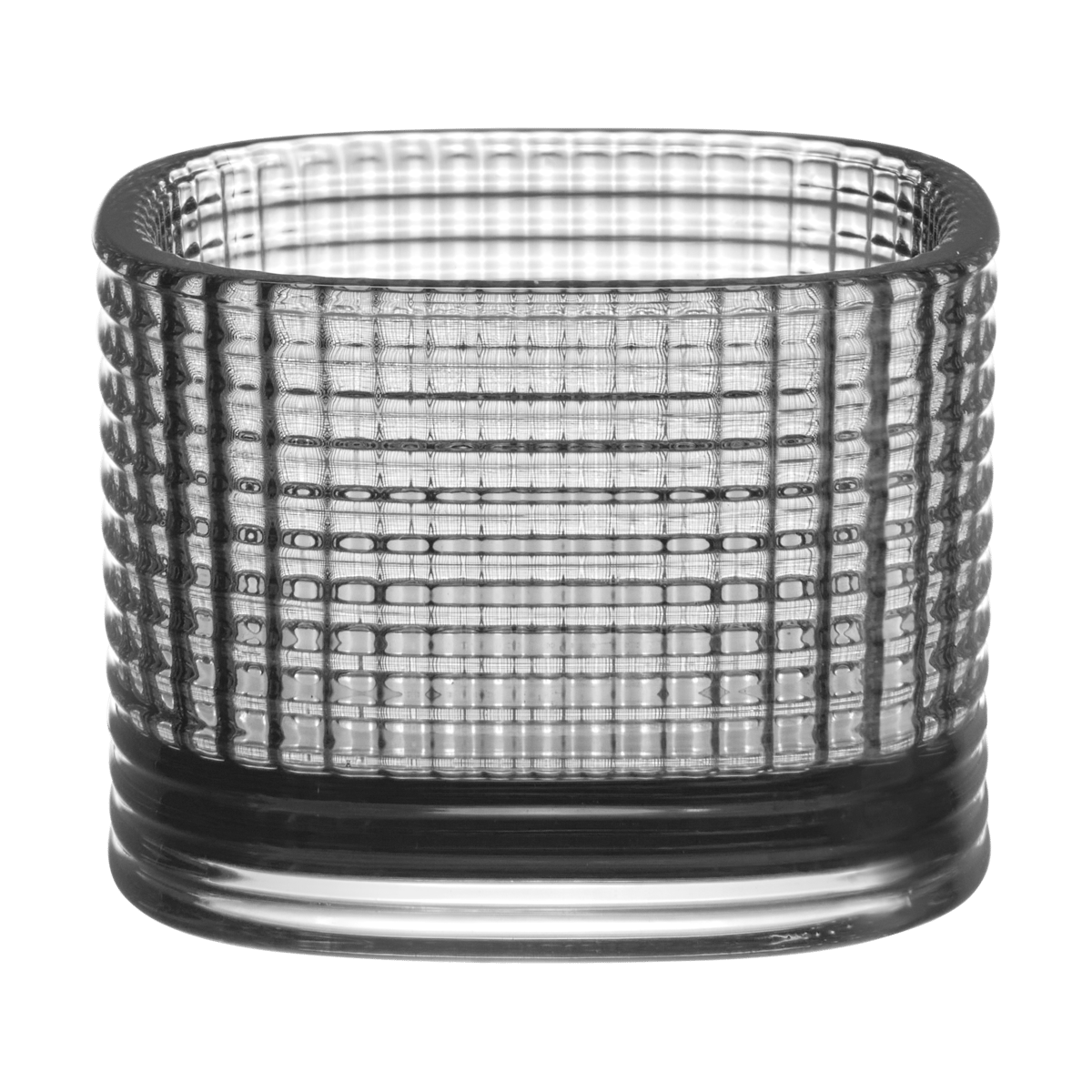 Orrefors Magica Lichtlaterne Super Circle 5 cm Grau