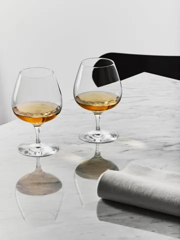 More Cognacglas - Transparent, 33 cl, 2er-Pack - Orrefors
