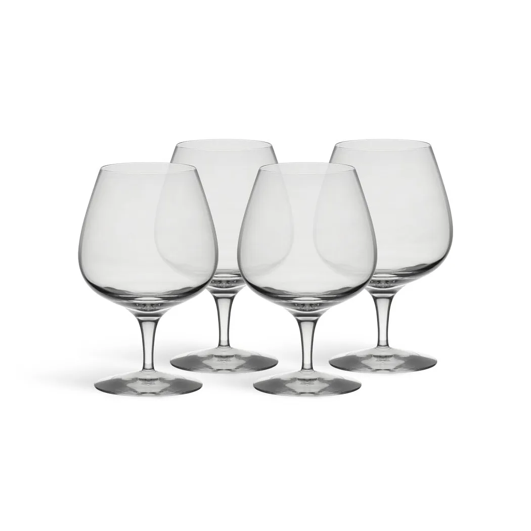 More Cognacglas, Transparent, 33 cl, 4er-Pack Orrefors