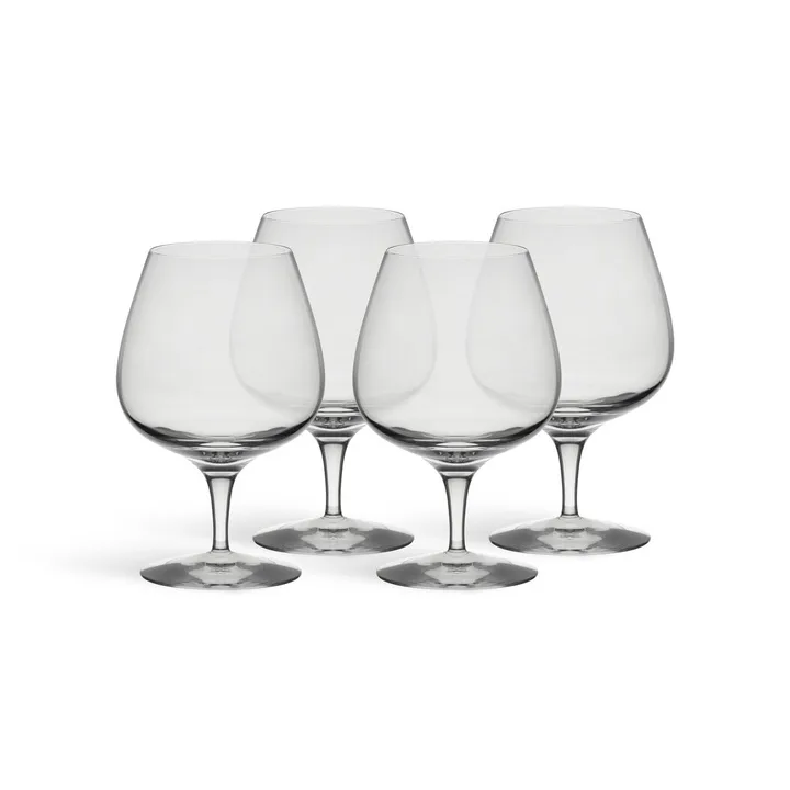 More Cognacglas - Transparent, 33 cl, 4er-Pack - Orrefors