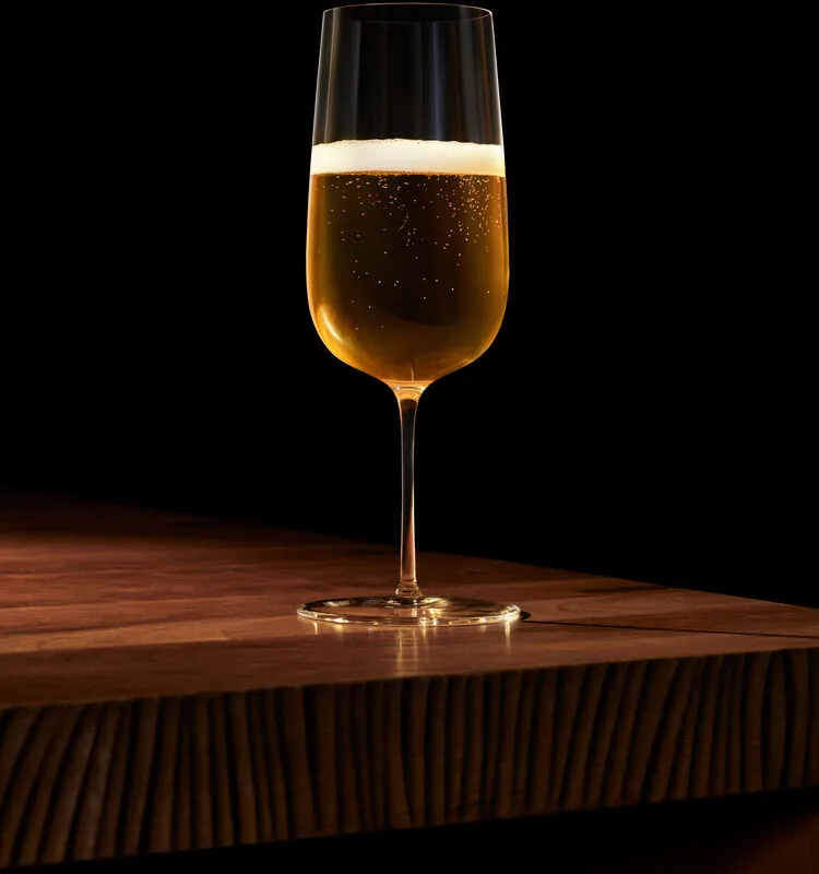 Orrefors x Björn Frantzén handgefertigtes Bierglas, 43 cl Orrefors