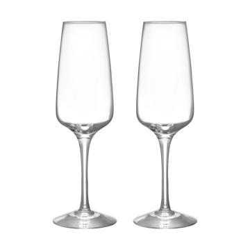 Pulse Champagnerglas 28 cl 2er Pack - Klar - Orrefors