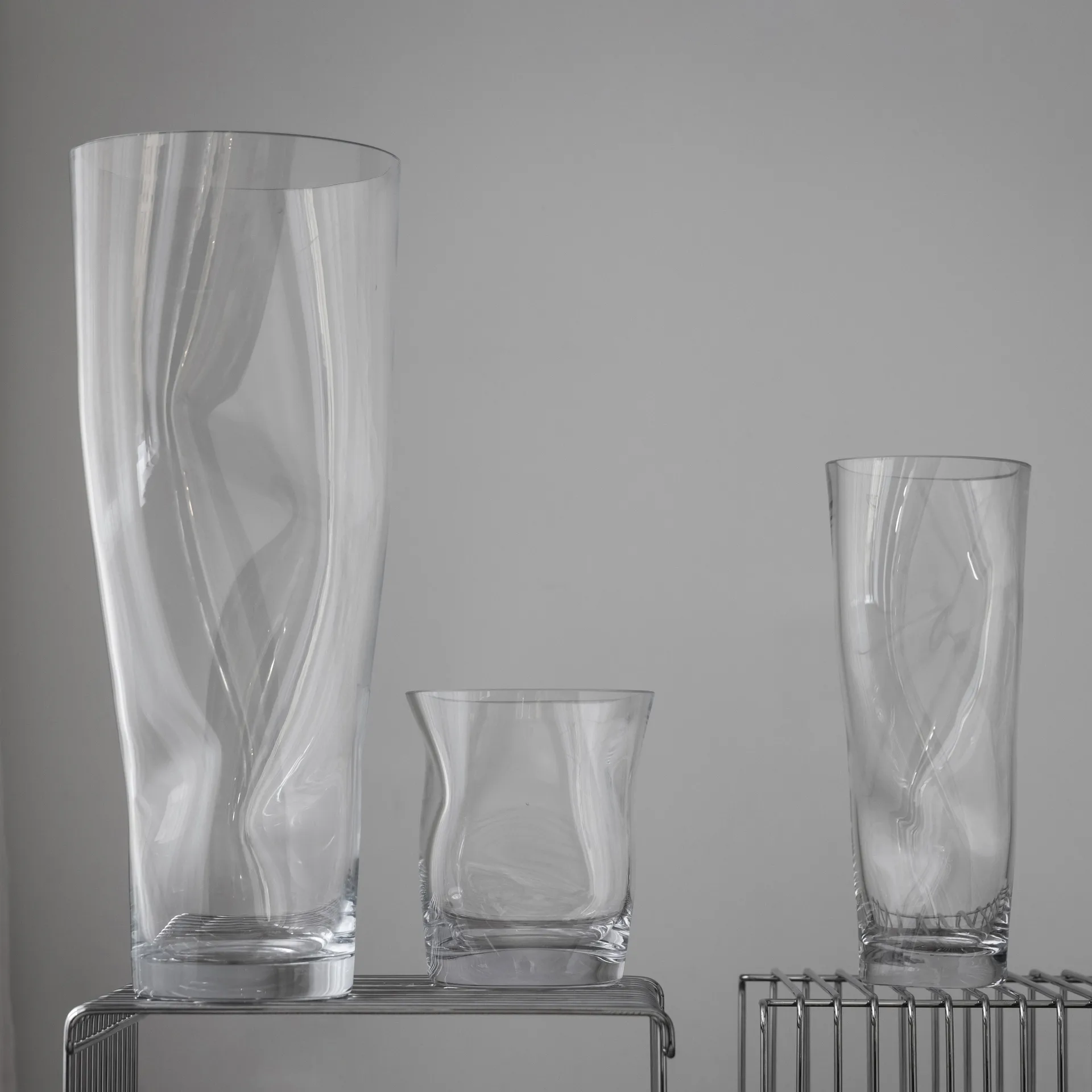 Squeeze Vase, Clear Orrefors