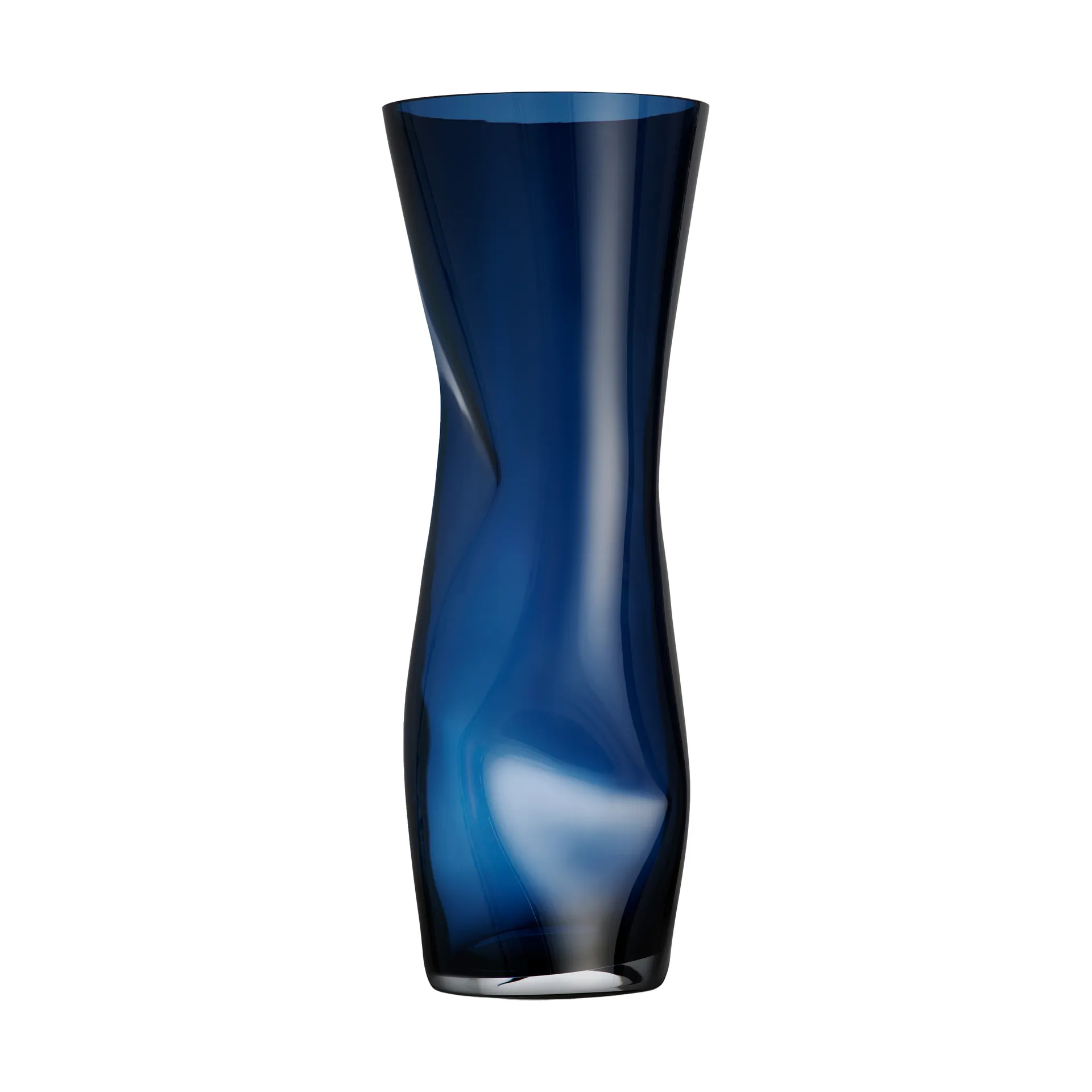 Squeeze Vase, Midnight blue Orrefors