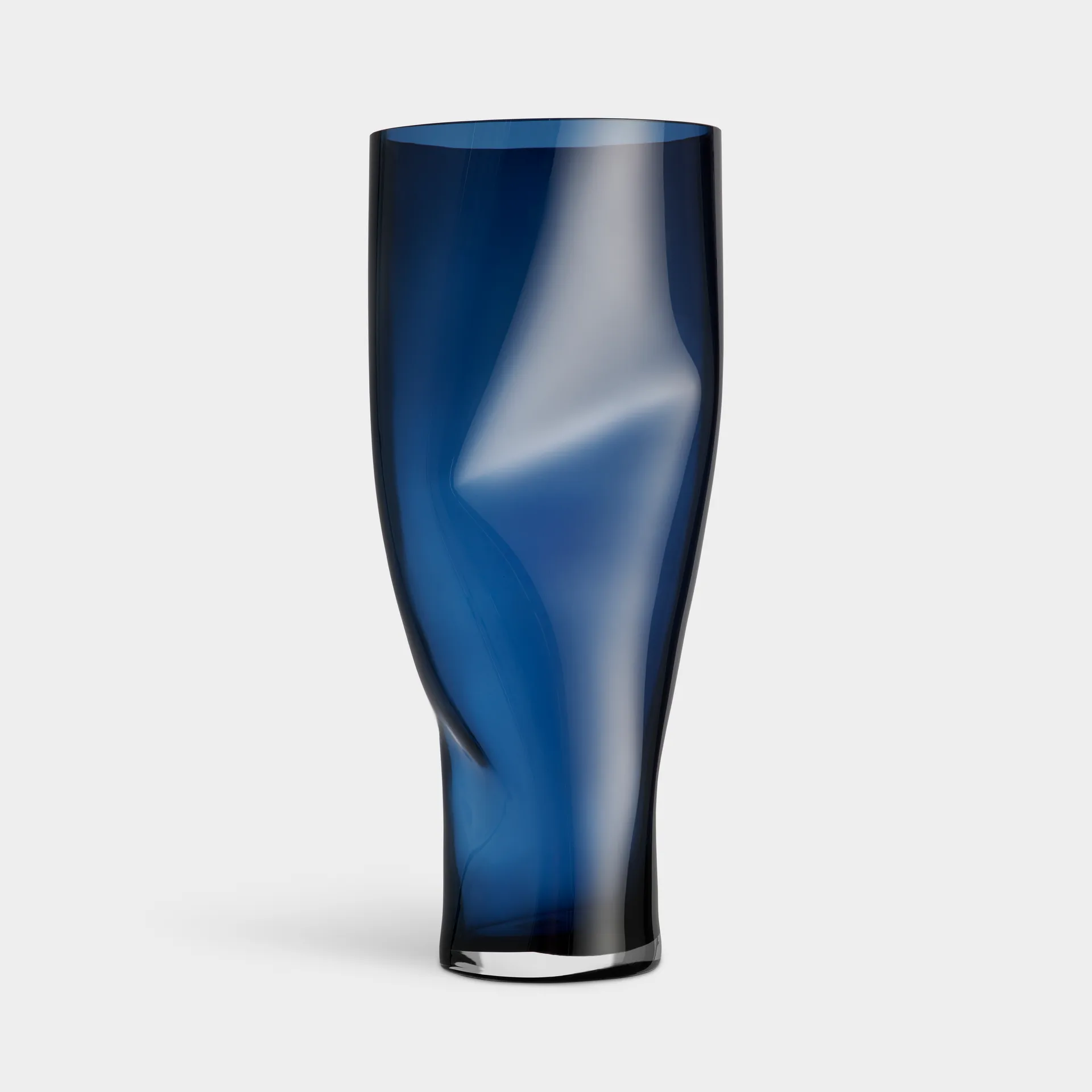 Squeeze Vase, Midnight blue Orrefors