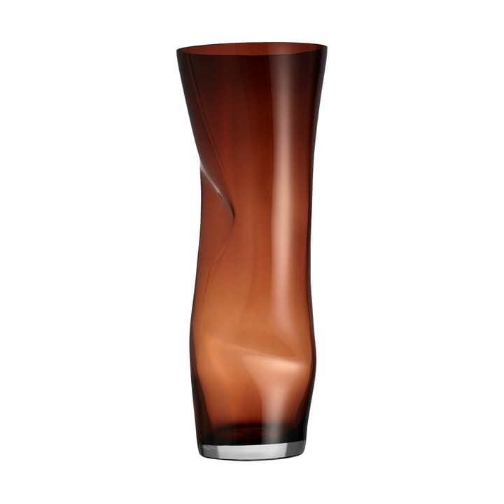 Squeeze Vase - Sunset brown - Orrefors