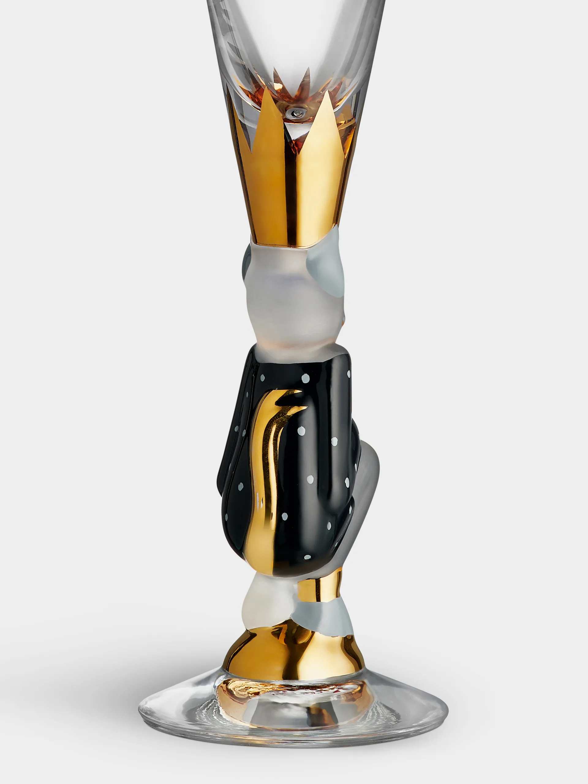 The Sparkling Devil Champagnerglas 19 cl, Dunkelgrau Orrefors