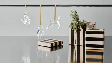 Weihnachtsornamente - Reh - Orrefors