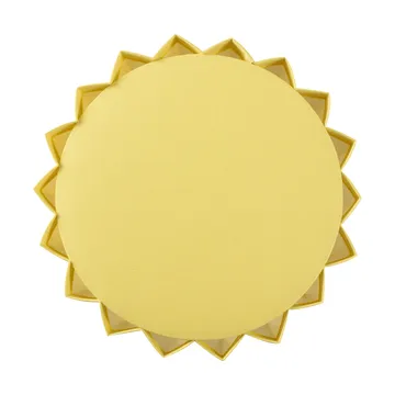 Plissé Tischleuchte Textil - Gelb - Örsjö Belysning