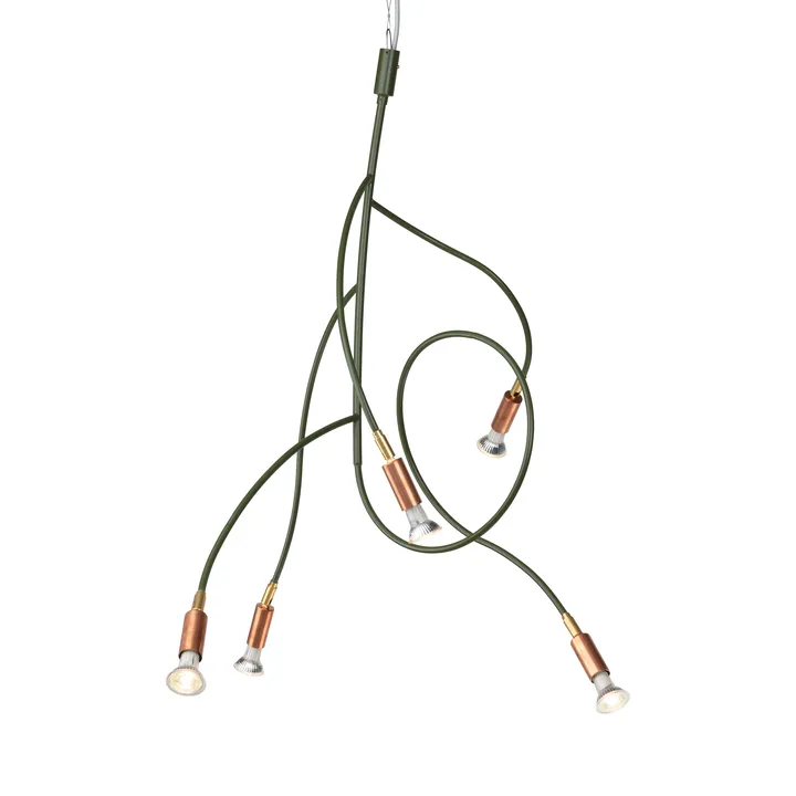 Ranka 5 Deckenleuchte - Olivgrün - Örsjö Belysning