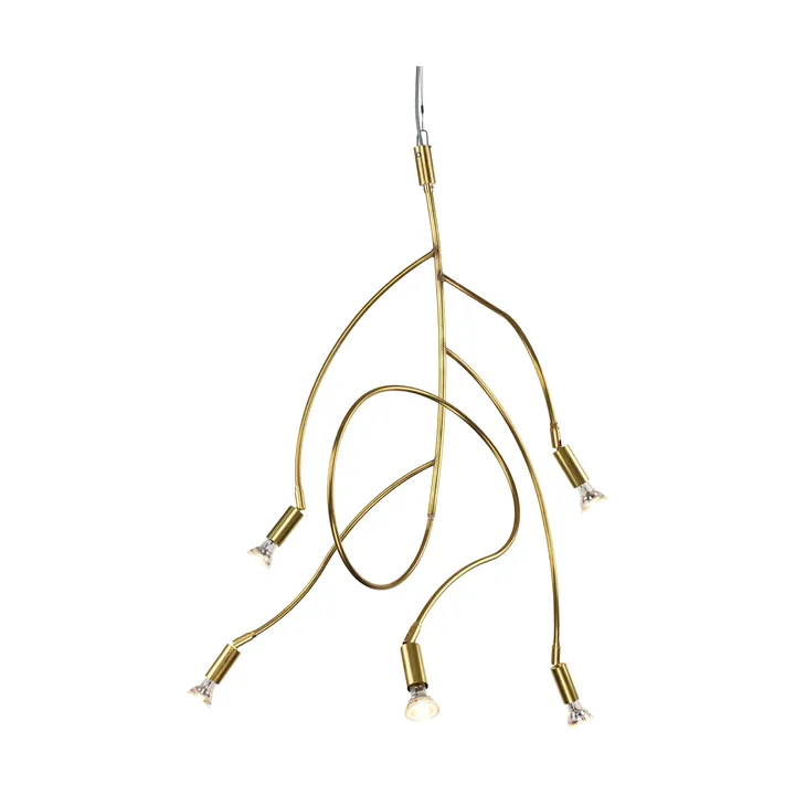 Ranka 5 Deckenleuchte - Rohmessing - Örsjö Belysning