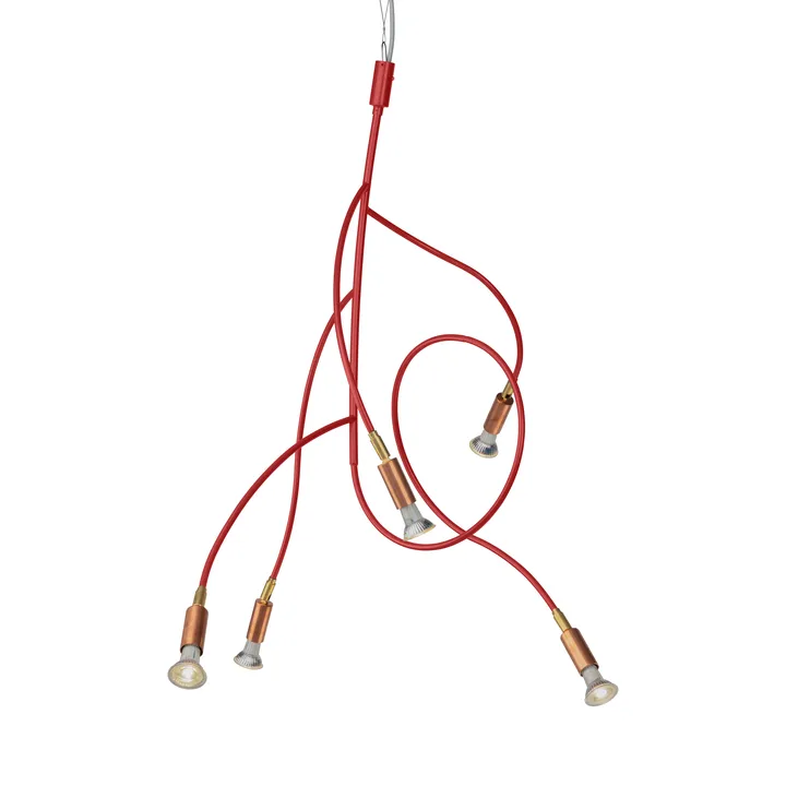 Ranka 5 Deckenleuchte - Rot - Örsjö Belysning