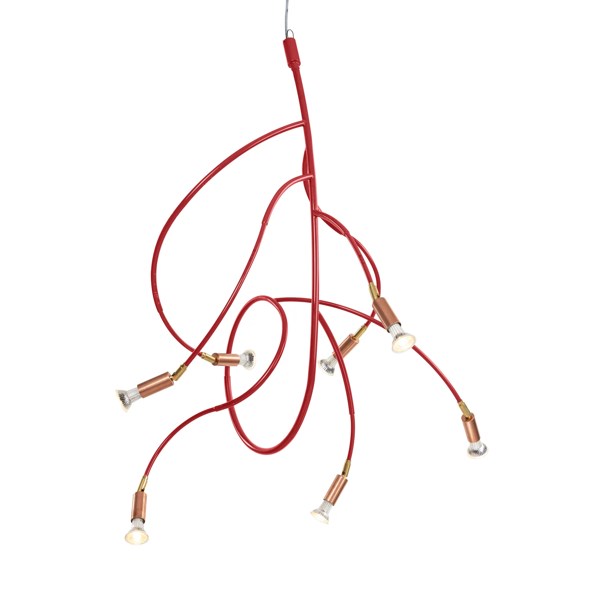 Ranka 7 Deckenleuchte, Rot Örsjö Belysning