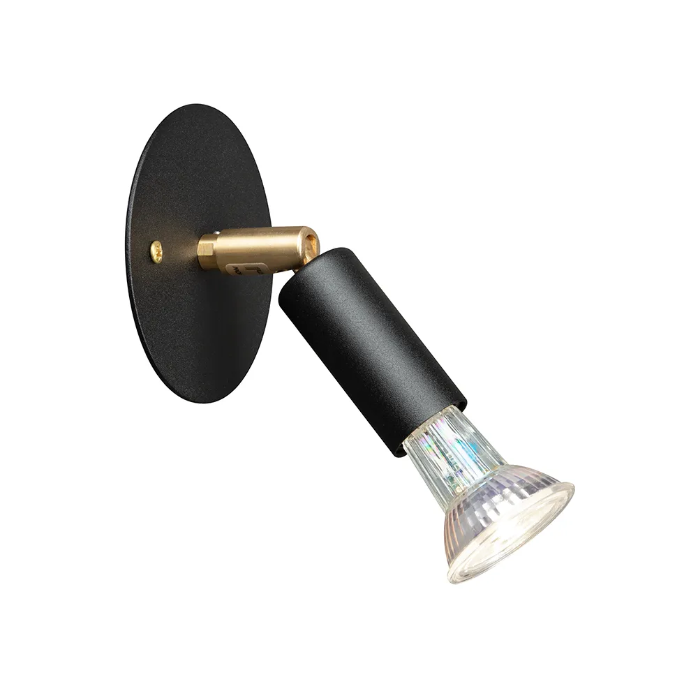 Star 1 Wandleuchte/Deckenleuchte, Schwarz, Festmontage Örsjö Belysning