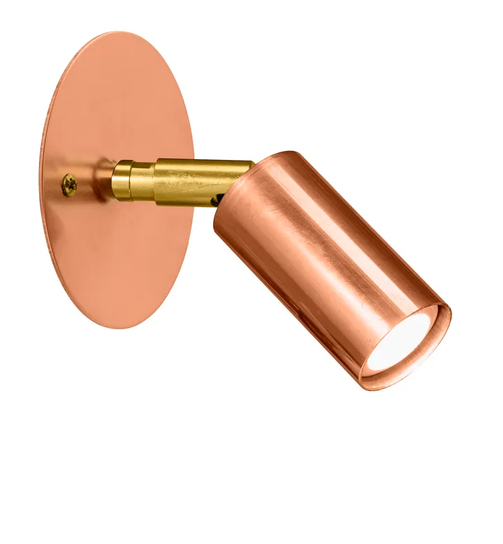 Starlight 1 Decken-/Wandleuchte Platte feste Montage - Rohkupfer - Örsjö Belysning