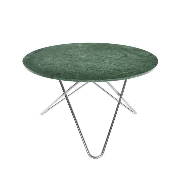 Big O Table Esstisch - Marmor indio, Edelstahlgestell - OX Denmarq