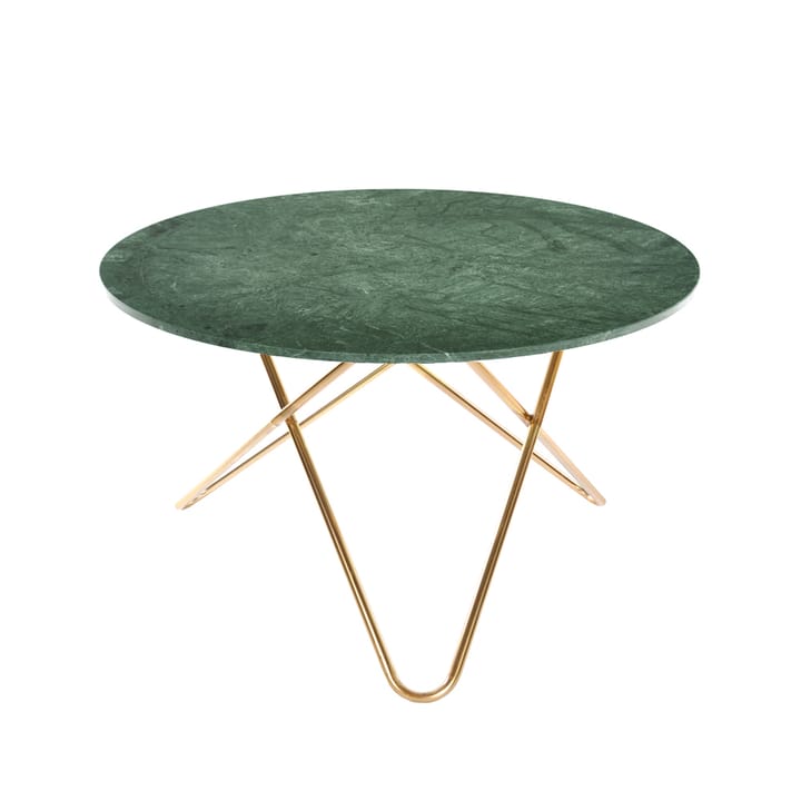 Big O Table Esstisch - Marmor indio, Messinggestell - OX Denmarq