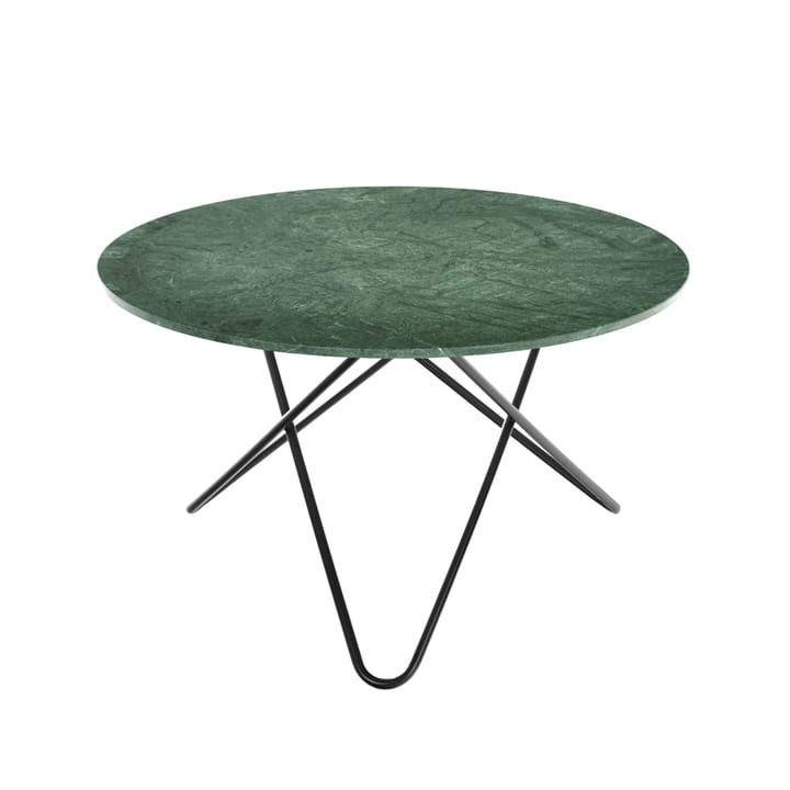 Big O Table Esstisch - Marmor indio, Schwarzes Gestell - OX Denmarq