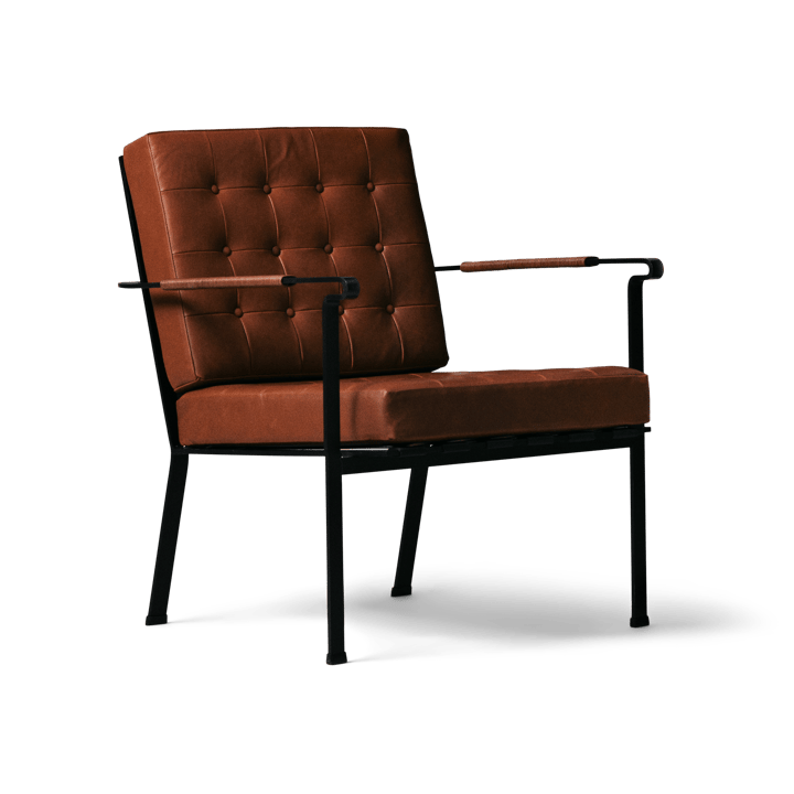 Heather Chair Sessel schwarzer Rahmen - Cognac - OX Denmarq