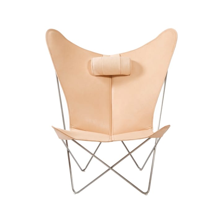 KS Chair Fledermaussessel - Leder nature, Edelstahlgestell - OX Denmarq