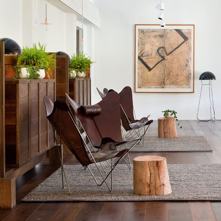KS Chair Fledermaussessel - Leder nature, Edelstahlgestell - OX Denmarq