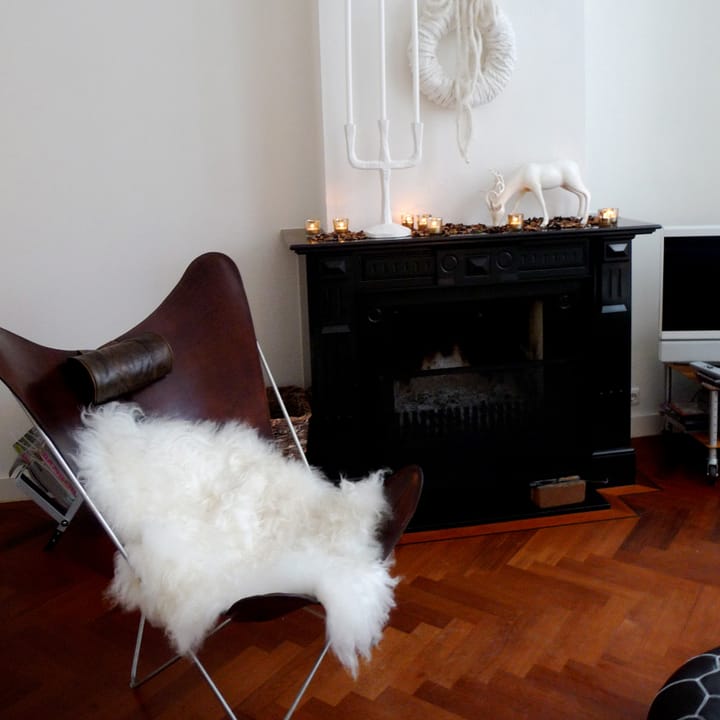 KS Chair Fledermaussessel - Leder nature, Edelstahlgestell - OX Denmarq