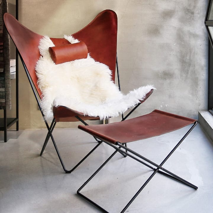 KS Chair Fledermaussessel - Leder nature, Edelstahlgestell - OX Denmarq
