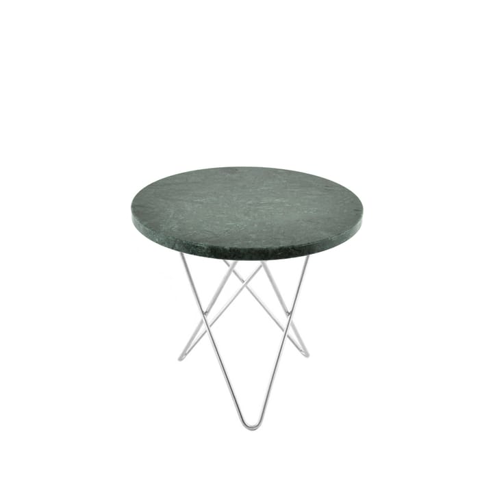 Mini O Table Beistelltisch - Marmor indio, Edelstahlgestell - OX Denmarq