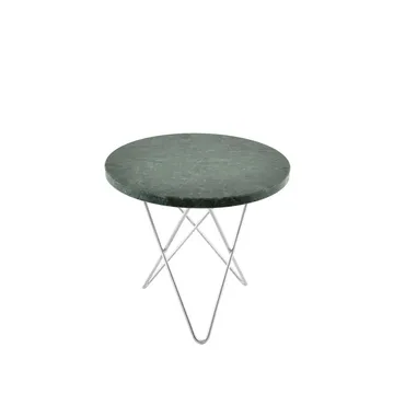 Mini O Table Couchtisch - Marmor indio, Edelstahlgestell - OX Denmarq