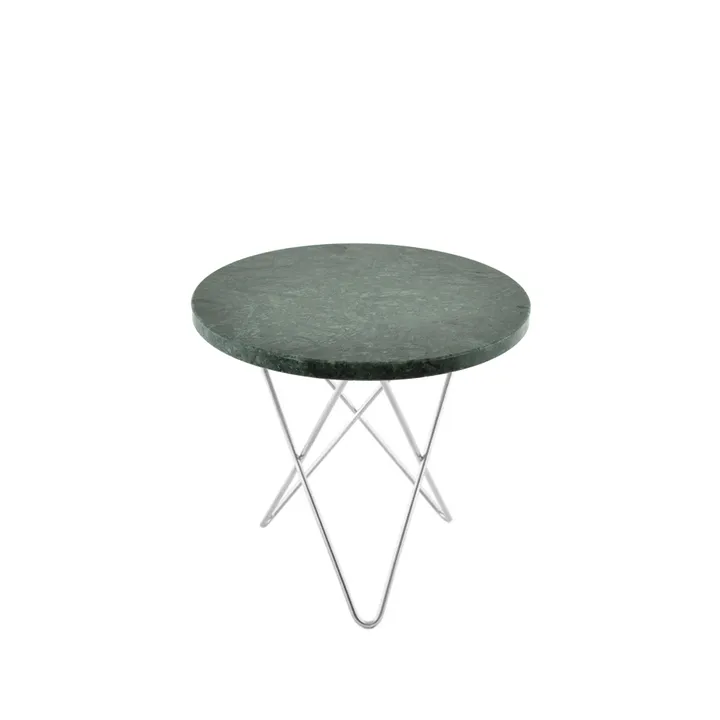 Mini O Table Couchtisch - Marmor indio, Edelstahlgestell - OX Denmarq