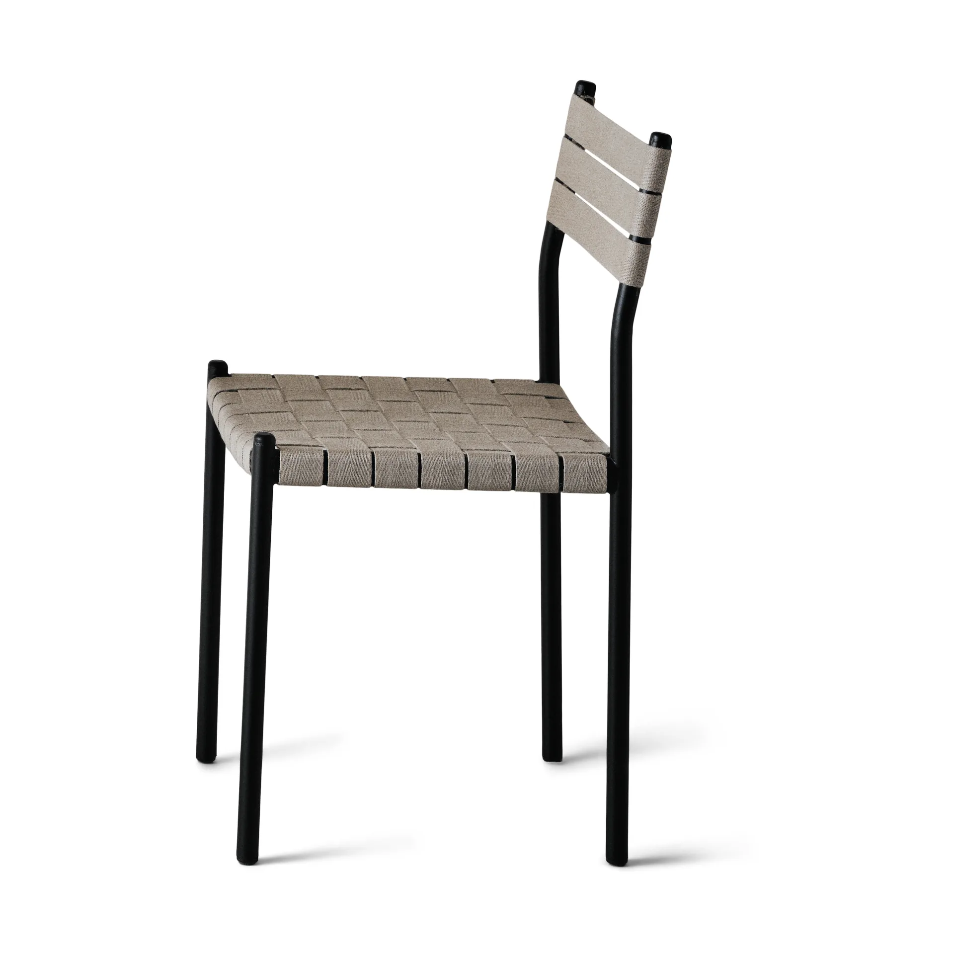 Nettan Chair black frame Stuhl, Naturgewebe OX Denmarq