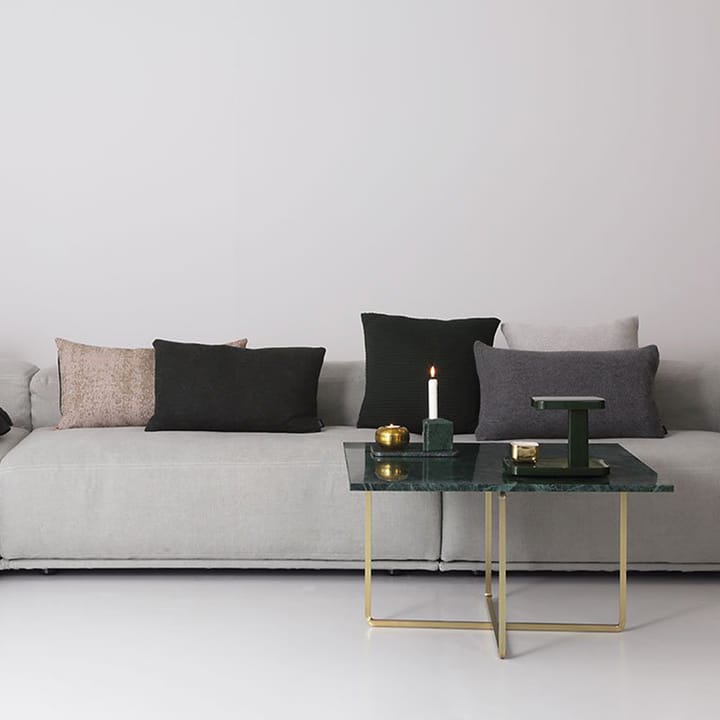 Ninety Beistelltisch, Marmor marquina, Schwarzes Gestell OX Denmarq