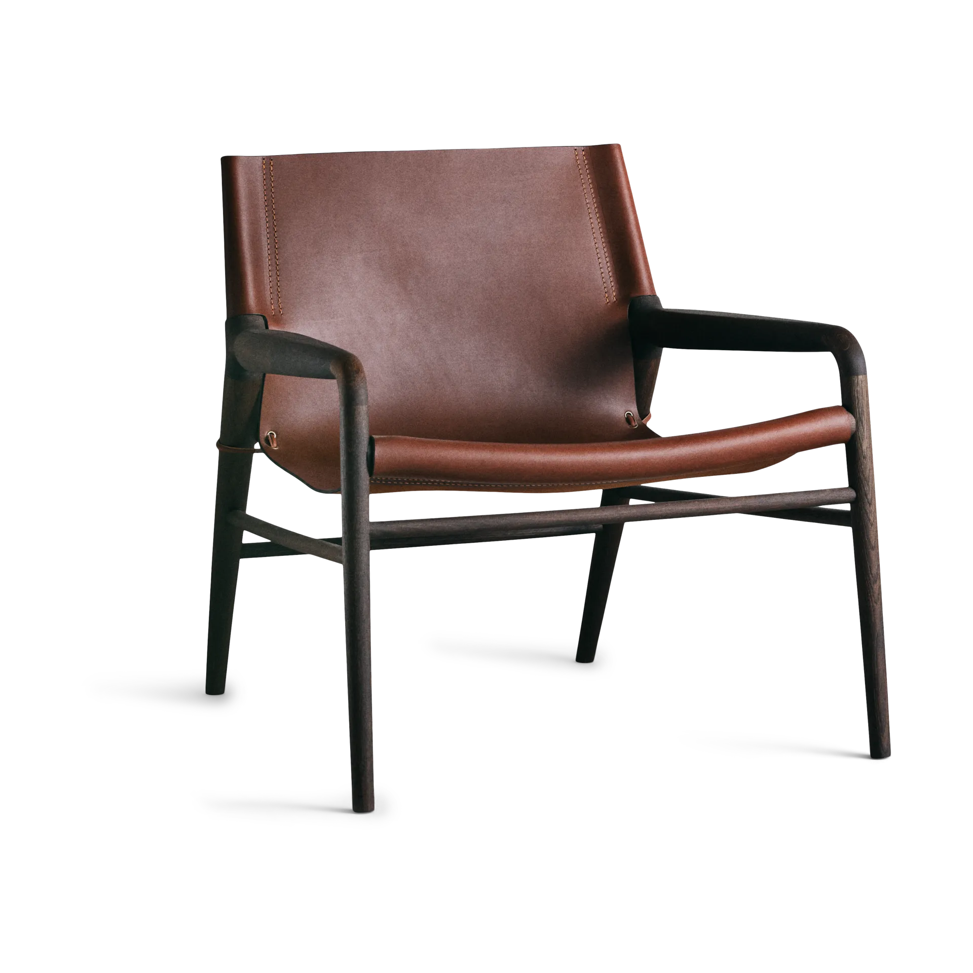 Rama Chair Sessel smoked oak, Cognac OX Denmarq