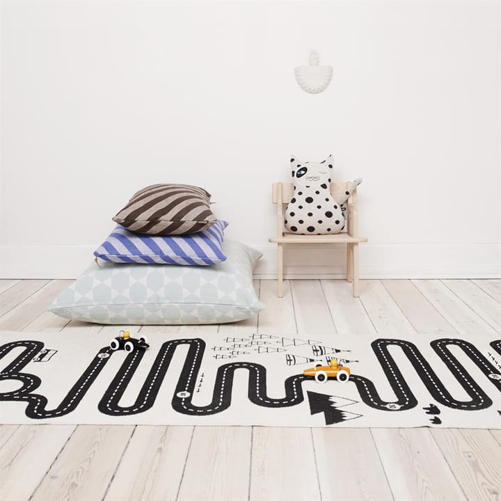 Adventure Teppich, Beige-schwarz OYOY